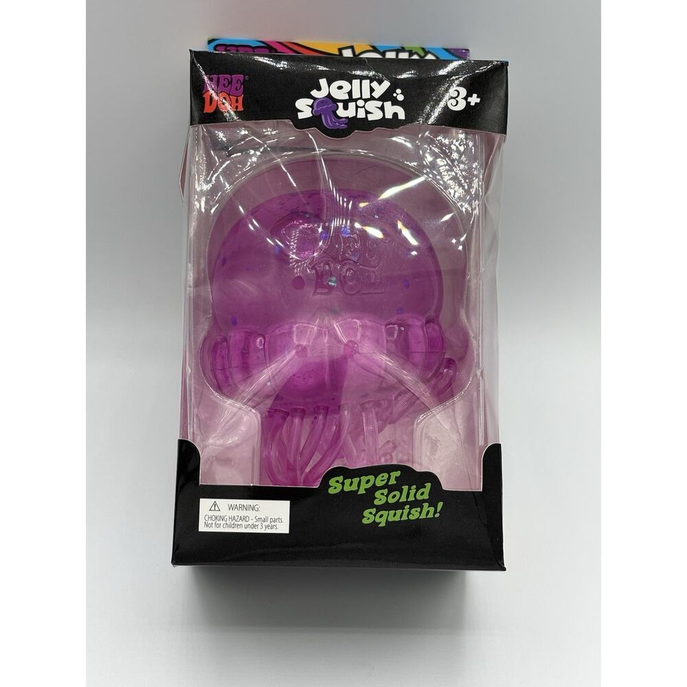 Nee Doh Jelly Fish - New In Box Squishy- Purple
